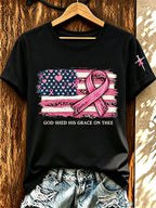 Women'S God Shed His Grace On Thee Printed Casual T-Shirt