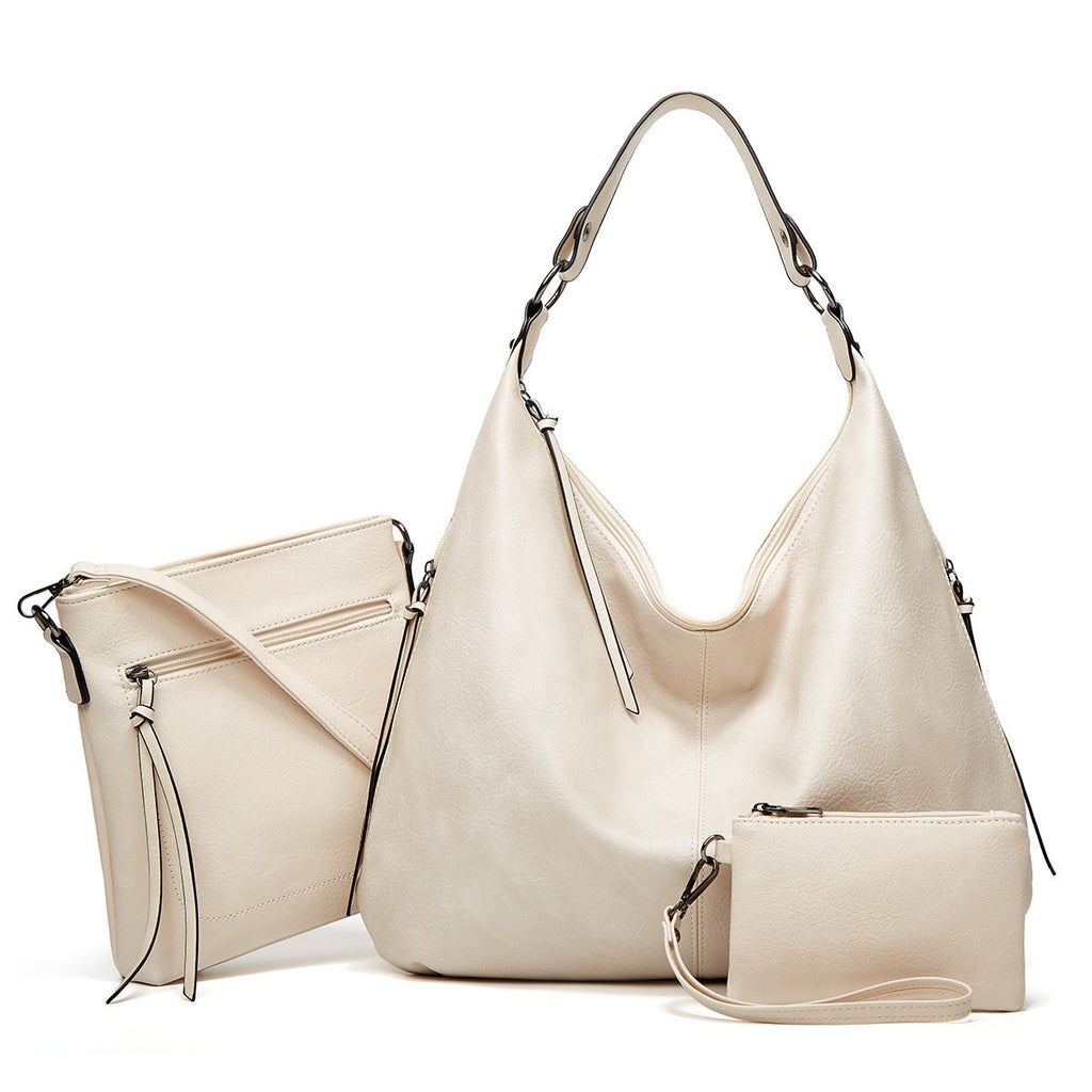 2024 New Women's Three-in-one Leather Bag