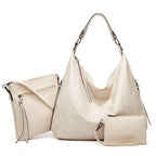 2024 New Women's Three-in-one Leather Bag