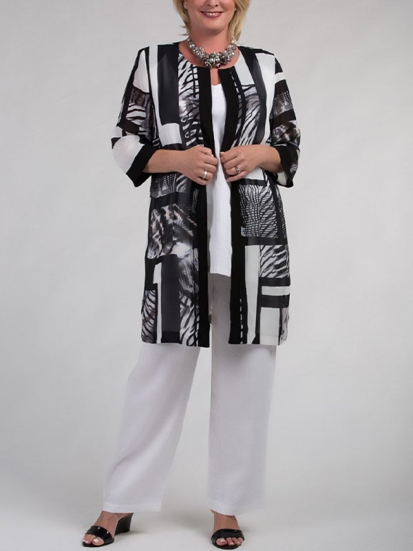 Printed Top Trousers Set
