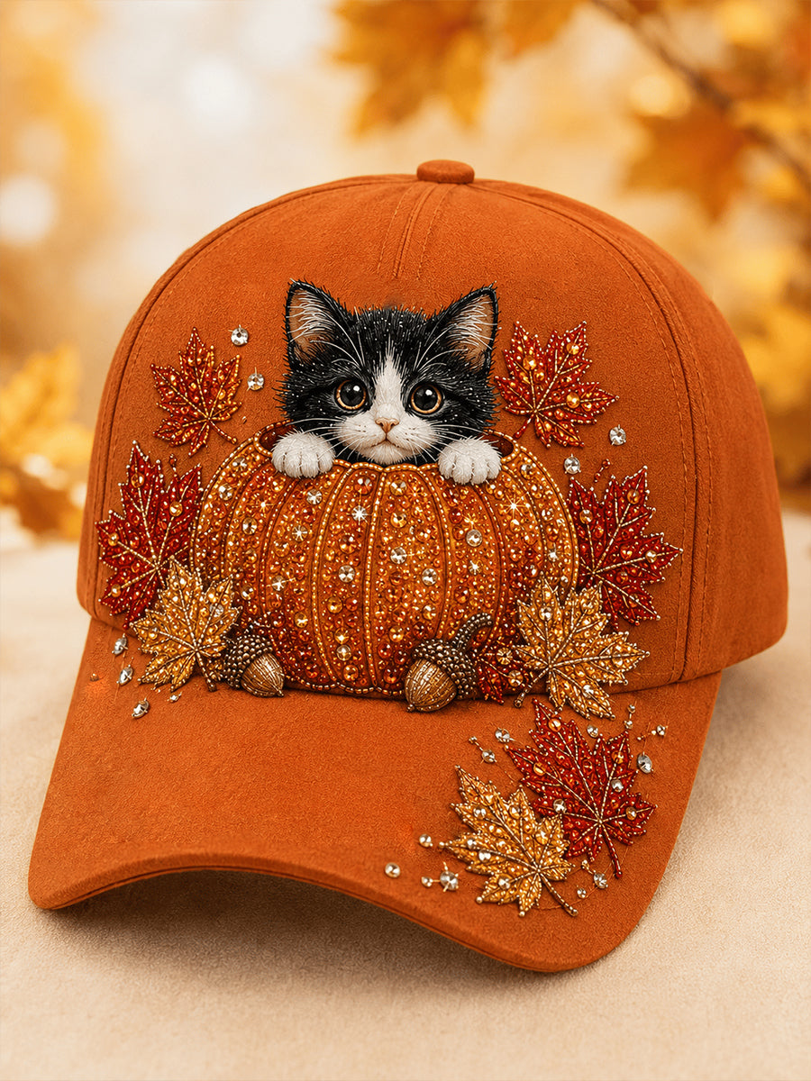 Unisex Fall Animal Print Cap