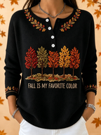 Women‘s Fall Is My Favorite Color long-sleeve cardigan
