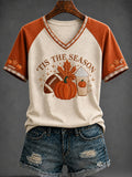 Women's ’TIS THE SEASON V-neck T-shirt