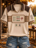 Women's Autumn Rugby Mahjong Tops