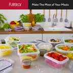 50-piece BPA-Free Food storage Containers Set with Lids