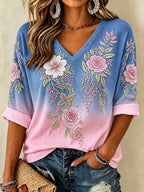 Women'S Hope Hummingbird Printed Top