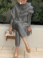 Women's Casual Comfortable Solid Color Suit