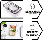 50-piece BPA-Free Food storage Containers Set with Lids