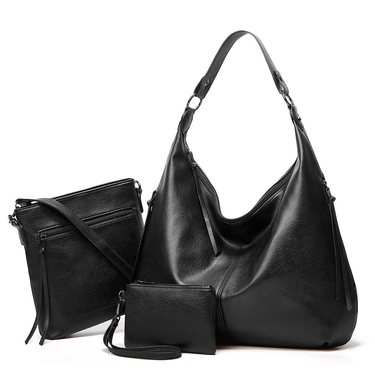 2024 New Women's Three-in-one Leather Bag
