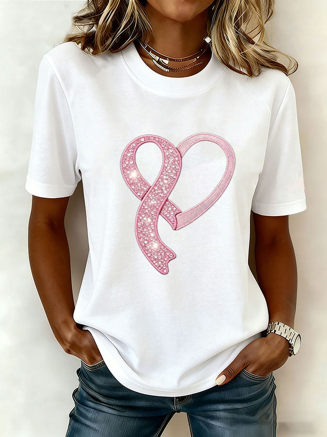 Women's Breast Cancer Awareness Casual T-shirt