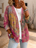 Women'S Leisure Breast Cancer Promotion Month Knitting Cardigan