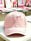Women'S Casual Breast Cancer Awareness Printing Hat
