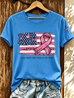 Women'S God Shed His Grace On Thee Printed Casual T-Shirt