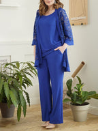Chiffon Cardigan Temperament Bride Mom Ladies Suit