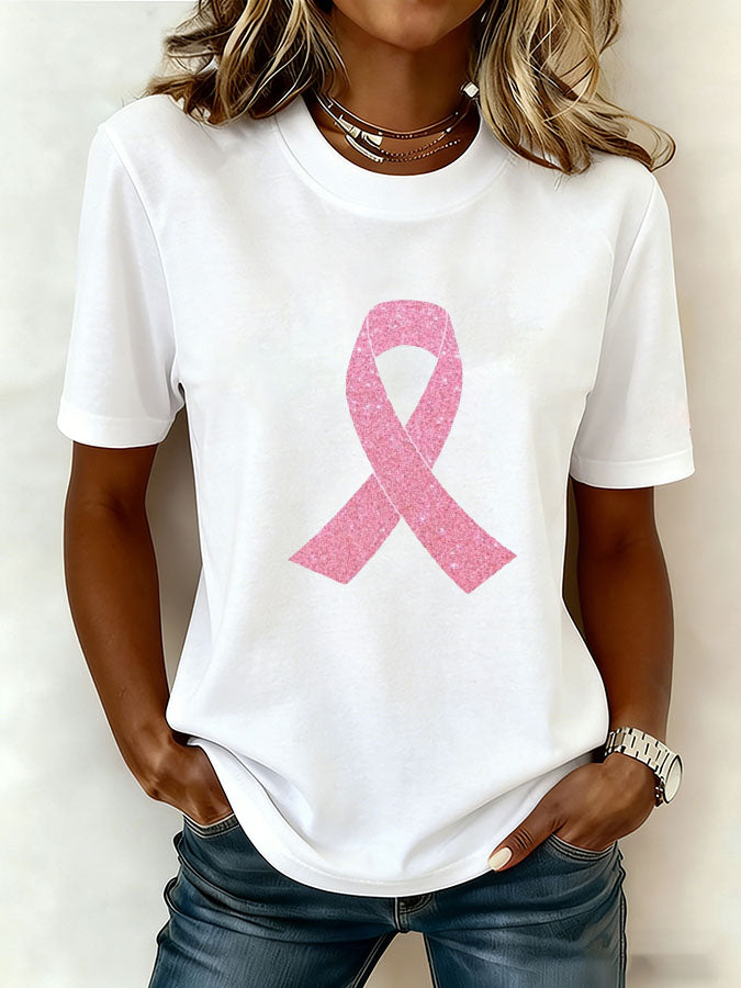 Women's Breast Cancer Awareness Casual T-shirt