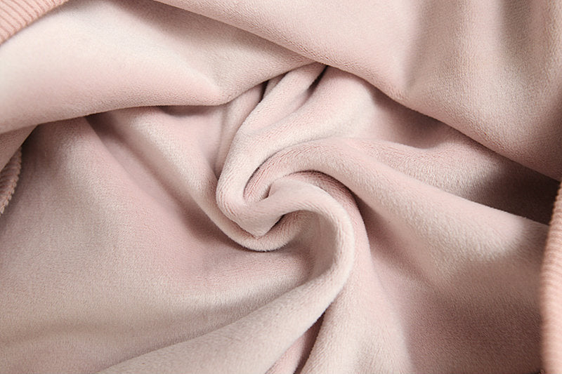 2020 Autumn Women Hoodies Hooded Long Sleeve Women Pink Hoodies Suits Elastic Pants Two Pieces Women Warm Pullovers