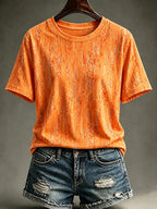 Women'S Casual Gradient T-Shirt