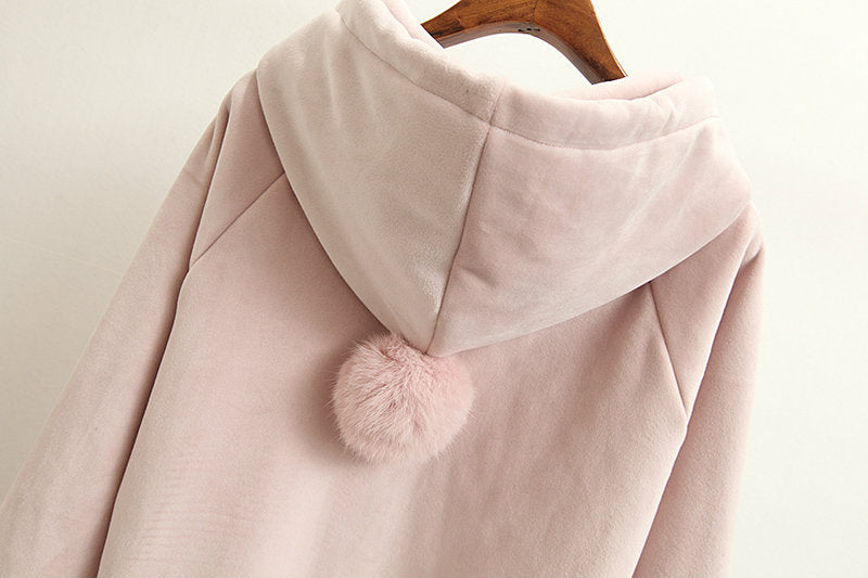 2020 Autumn Women Hoodies Hooded Long Sleeve Women Pink Hoodies Suits Elastic Pants Two Pieces Women Warm Pullovers