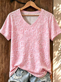 Women's Pink Breast Cancer Awareness Graphic T-Shirt