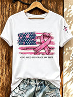 Women'S God Shed His Grace On Thee Printed Casual T-Shirt