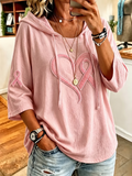 Women'S Casual Loose Hooded Sweatshirt