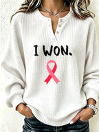 Women'S Waffle Anti Cancer Hoodie