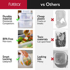 50-piece BPA-Free Food storage Containers Set with Lids