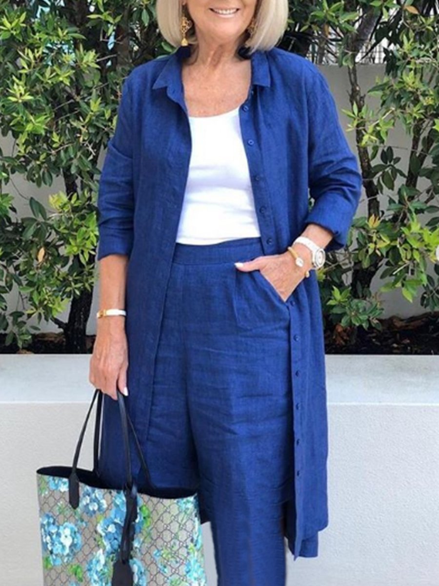Casual Loose Long Lapel Women's Suits