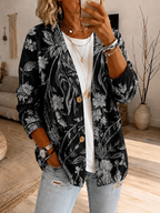 Women'S Leisure Breast Cancer Promotion Month Knitting Cardigan
