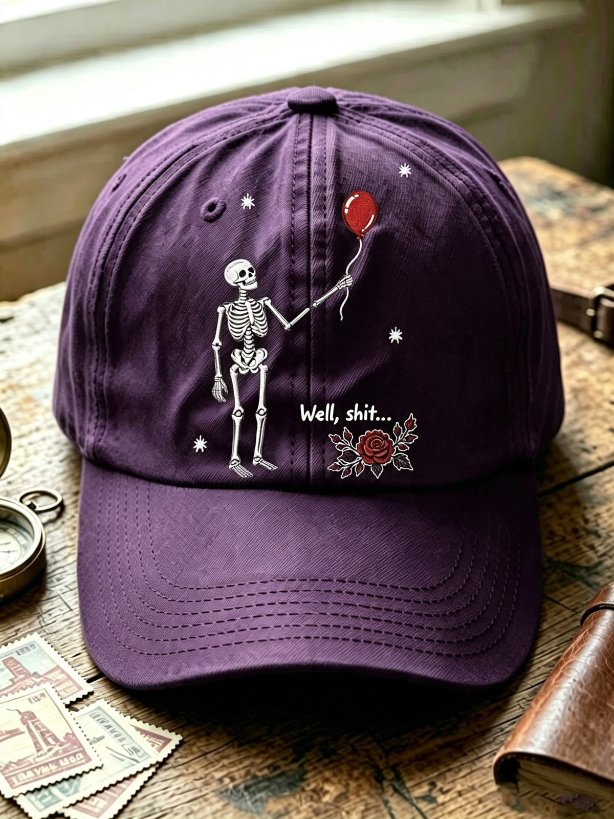 🔥🔥2nd 50% Off 🔥🔥Unisex Retro Halloween Well, shit...  Print Hat