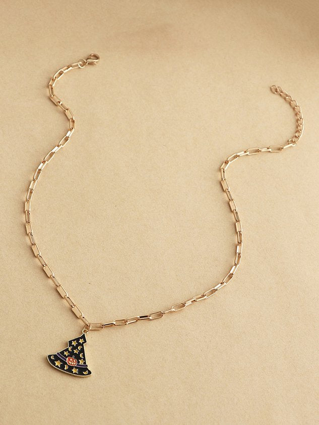 Personalized Halloween Alloy Necklace