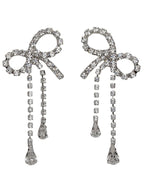 Banquet Party Tassel Drop Bow Earrings Everyday Commuter Matching