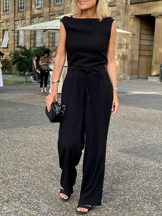 Casual Fashion Sleeveless Women Two-piece Suit