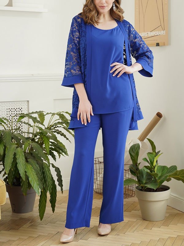 Chiffon Cardigan Temperament Bride Mom Ladies Suit