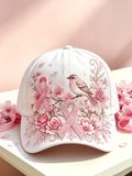 Women's Casual Breast Cancer Awareness Printing Hat