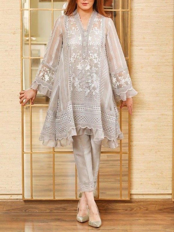 Lace Temperament Simple And Elegant Ladies Suit