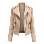 Washed Lambskin Leather Jacket