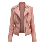 Washed Lambskin Leather Jacket