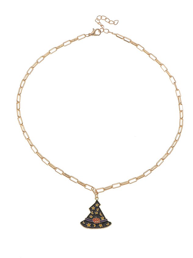 Personalized Halloween Alloy Necklace
