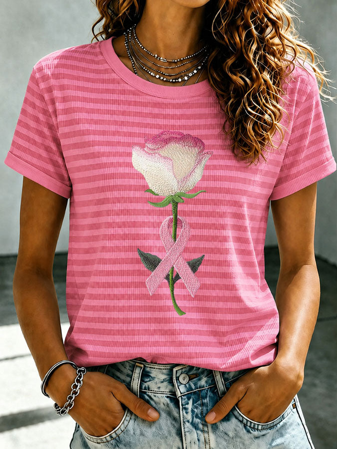 Women'S Breast Cancer Awareness T-Shirt
