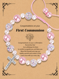 Women'S Breast Cancer Awareness Propaganda Belief Cross Bracelet