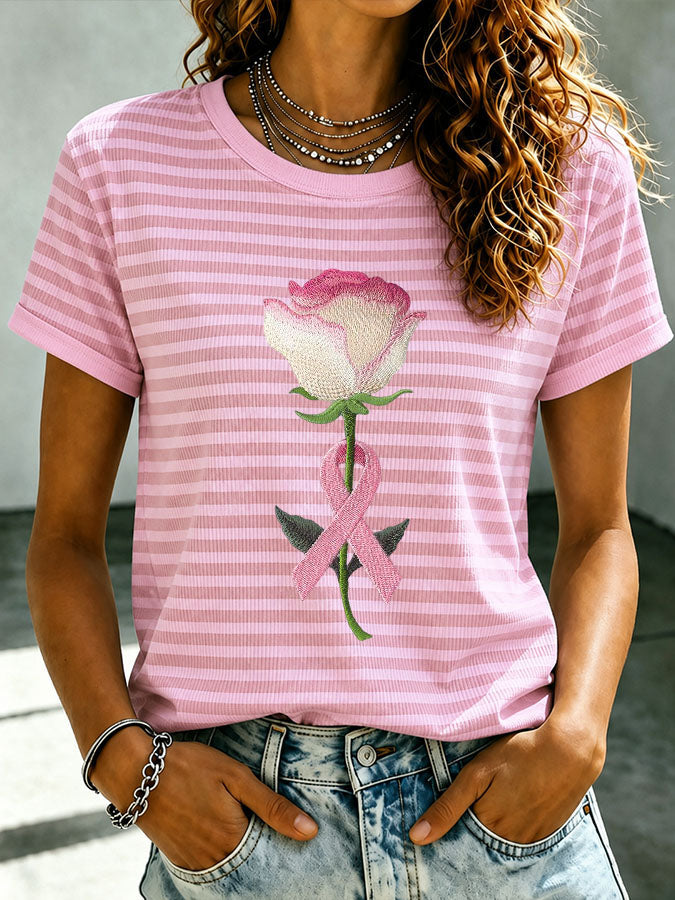 Women'S Breast Cancer Awareness T-Shirt