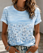 Women'S Breast Cancer Awareness Print Short Sleeve T-Shirt