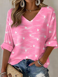 Women'S Breast Cancer Printed T-Shirt