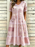 Women'S Floral Faith Short Sleeved Lace Dress