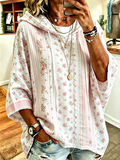 Women'S Casual Loose Hooded Sweatshirt