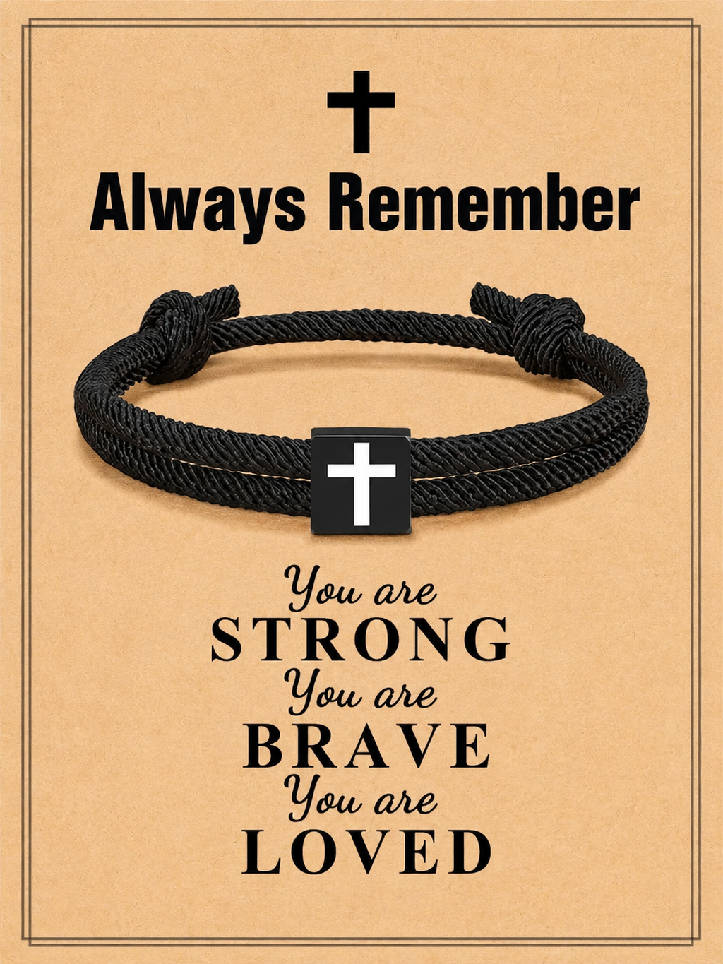 Male And Female Breast Cancer Awareness Propaganda Belief Cross Propaganda Bracelet