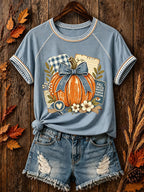 Women's Fall Pumpkin T-Shirts