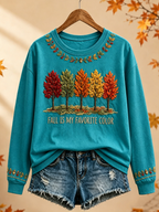 Women's Fall Is My Favorite Color Regular Sweatshirt