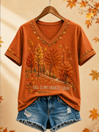 Women's Fall Is My Favorite Color short-sleeved T-shirt